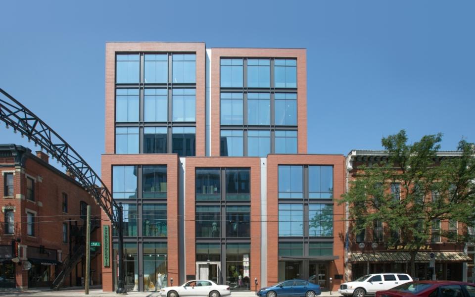 Industrious office buildout Pepper Construction